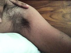 Black boy's hairy armpits