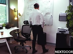 Stressed Out Boss Rails Cum Slut Co Worker - NextDoorRaw