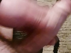 Stroking my cock