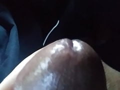 Grool cumshot while watching porn