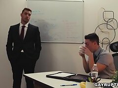 Masyn Thorne Office Fuck his Co-worker Carter Woods