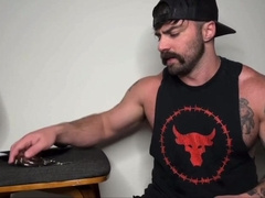 Jordan blindfold sucking cock