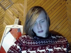 Smooth Young Blond Angel Masturbating In Bed