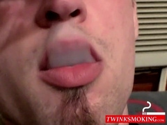 Intense smoking pleasure with captivating Drac and Nolan