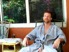 Hairyartist Gardening In My Bathrobe