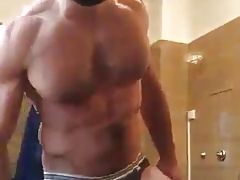 Hairy in bathroom