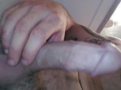 Playing with my hard dick