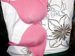 cum satin bra