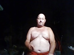 Me playing with my fat belly on Apr. 20 2017