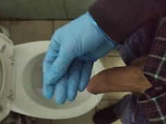 Meatpipe in Forearm, in Spandex Mitten - Part two.