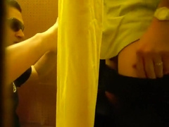 Gloryhole cocksucking with CIM and swallow