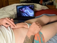 Hot guy gives steamy first-time masturbation tribute to MsRae