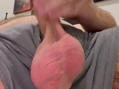 Hasty masturbate and giant money-shot