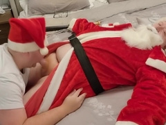Stepson Sucks Santa Claus