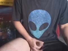 Smoking and jerkin in my garage