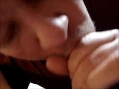 Begging to swallow cum - Swallows HUGE THICK load 6