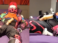 Moto biker fapped while eyeing VR pornography