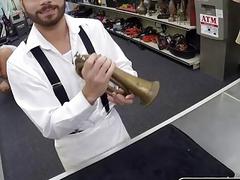 He's down to his last dollar so anal sex is the only way to get more