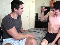 little stepbrother gets his caboose gaped & eaten