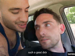 Talex Madriz gives Matt Vi a good shaft ride after an intense blowjob