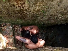 Adventurous Latino hunks going out and find a place to fuck