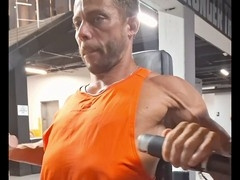 Legendary porn star Andre Armani showcases his complete workout routine