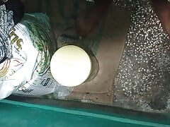 Surprised with heavy cum load. Self-satisfied.