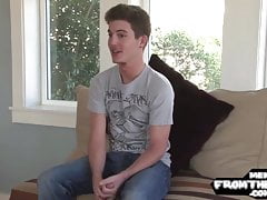 Amateur american jock jerking in solo session