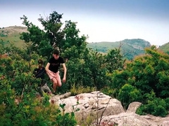18yo Guys Take A Break During Hike Tube
