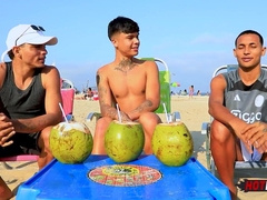 Making the horny young guy pass the talented test!