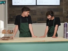 Skinny Twink Barebacked By Muscled Top Hunk At Work