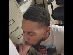 Christopher Vincent gets a wild office romp with his step-parent