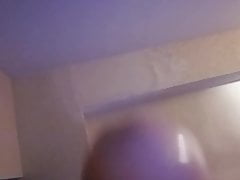 Dildo folded in ass 18 inch long anal