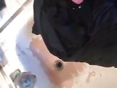 blowing my load cum all over the sink