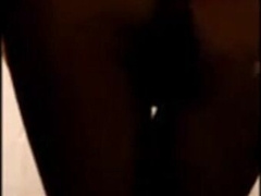 Sissy Crossdresser Strips and Shows Off Bulge in Leggings