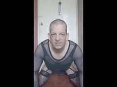 sissy gulps own piss