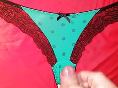 Cum on wifes panties 12