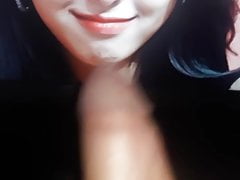 ITZY Yuna Shin Big White Cock Cum Tribute