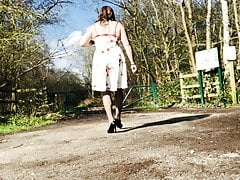 Walk on a dogging place