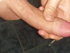 Big dick slowmo cumshot