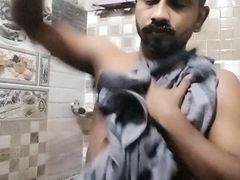 Mallu Boy Bathing After Masturbate