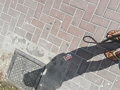 Masturbation enjoy solo in washroom
