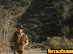 RetroDudes.com - Folks enjoy beef whistle gargling and naked plowing by the sea