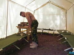 Monstrous Cock Military Assfucking Hook-Up With Jism In Jaws