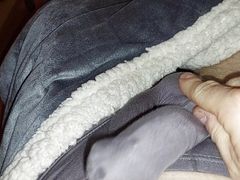 Jerk off in my thong