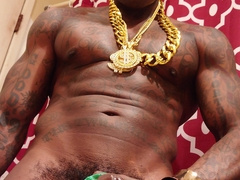BIG BLACK COCK Idolize Hallelujah Johnson ( i'm the Real Sex Industry Star here's another Jizz Shot)4444