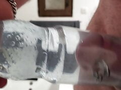 Cumload in water bottle