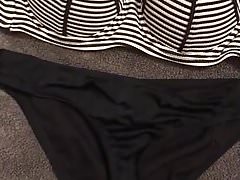 cum on bra bikini top