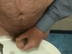 Old teacher masturbates in the toilet (Ukraine)