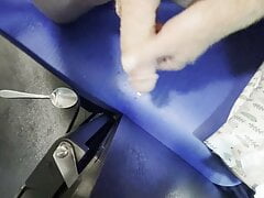 Spooning my cum into my mouth